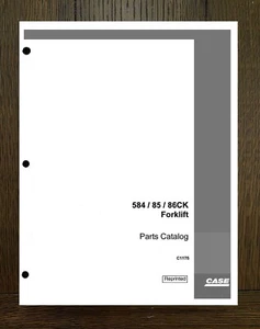 Service Parts Manual Fits CASE 584 585 586 Forklift 1975 - Construction King SP - Picture 1 of 16