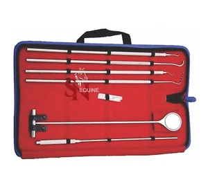 Kit de instrumentos periodontales acero inoxidable, dentales, equinos - Imagen 1 de 1