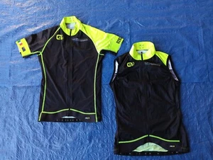 Paquete de camisetas de ciclismo ALE - negras con camisetas fluorescentes amarillas R-EV1 - (PEQUEÑAS) - Imagen 1 de 3