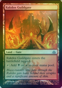 Rakdos Guildgate FOIL Dragon's Maze MTG Common - Picture 1 of 2
