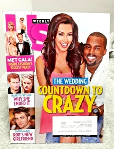 US Weekly May 2014 Kim Kardashian Kayne West The Wedding Countdown Magazine - Picture 1 of 1