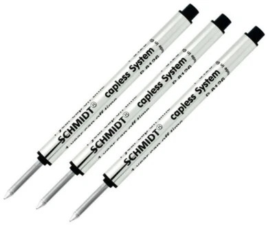 3 recambios cortos para rollerball Schmidt sin tapa, se adapta a Retro 51, P8126, P8127, P8120 Foto 1 de 2