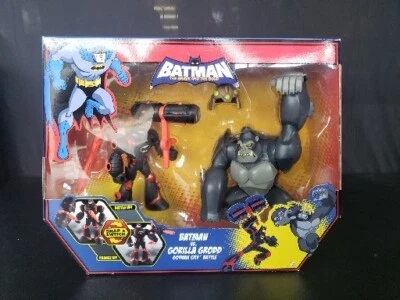 Figura de acción Batman The Brave And The Bold VS. GORILLA GRODD Gotham City Battle Foto 1 de 4