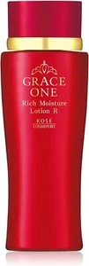 KOSE Grace One Rich Moisture Lotion Moisturizing  Lotion 180ml + Bonus Nose Mask - Picture 1 of 4