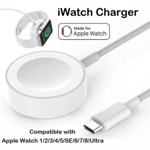 For Apple iWatch Ultra 2 Watch 9 8 7 6 5 4 SE Magnetic Type-C Charger Dock Cable - Picture 1 of 12