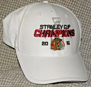 Chicago Blackhawks 2015 Stanley Cup Champions Reebok Hat Cap One Size - Picture 1 of 4
