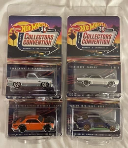 Juego de 4 autos Hot Wheels 36th LA Convention 2022 SILVERADO SKYLINE NOVA CAMARO - Imagen 1 de 1