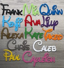 Wooden Words/Letters,Personalised Names Wedding/Home/Gift letters names