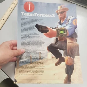 2013 Team Fortress 2 Gaming Magazine Print Article Promo Art Page - Picture 1 of 3