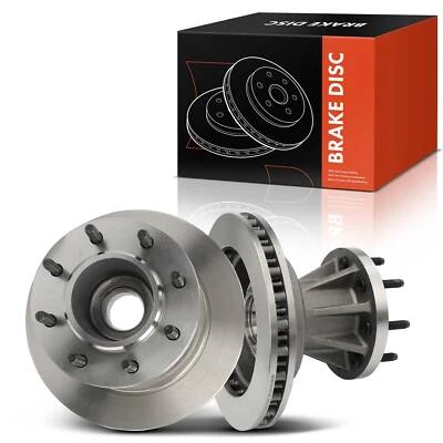 2 piezas rotores de freno de disco delanteros izquierdo y derecho para Ford F-350 Super Duty 1999-2002 Foto 1 de 4