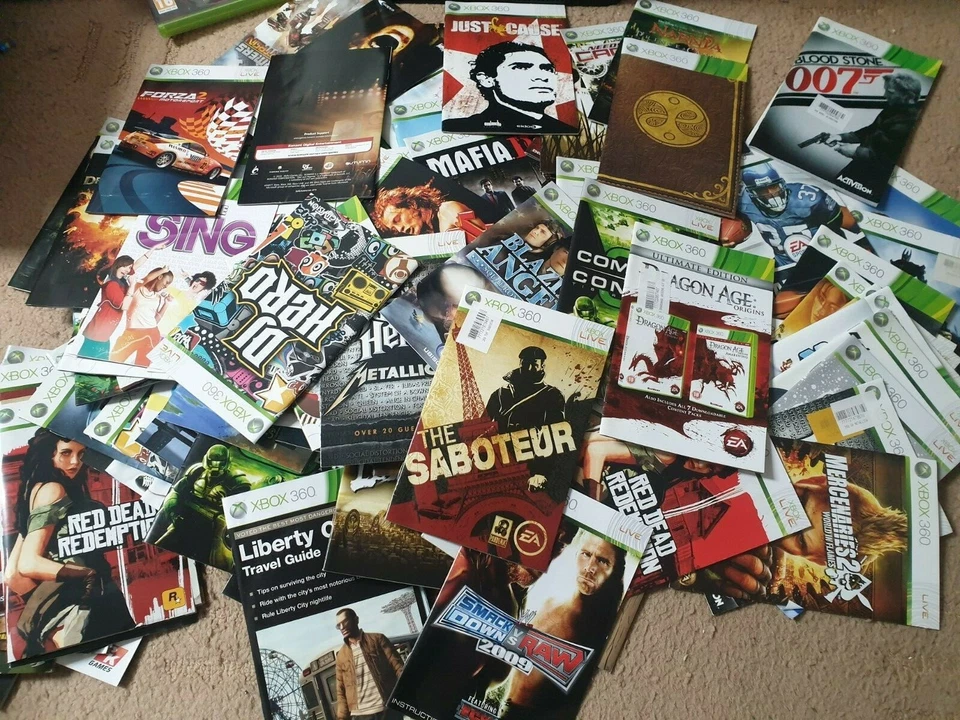Microsoft Xbox 360 Manuals, With Free Postage - Image 1 of 1