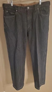 Men's Duluth Trading Co Black Jeans, Size 36x30 Outdoors Durable Workwear - Picture 1 of 9