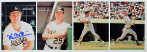 Mark McGwire signed handsigniert Mother's Cookies Oakland A's 4 Karten Streifen PSA - Bild 1 von 2