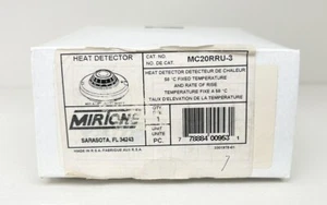 NUEVO EN CAJA ABIERTA - Detector de calor Mirtone EST Edwards MC20RRU-3 - Imagen 1 de 5