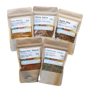 Italienische Gewürze Probierset -1  Gewürzkontor München - Bild 1 von 6