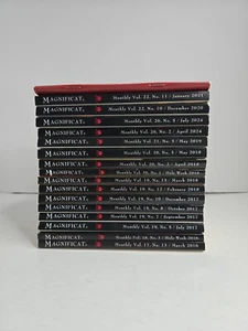 Magnificat Magazine Lot of 17 Books from 2016 to 2024 - Picture 1 of 4