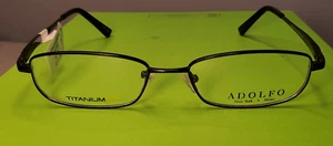 Adolfo New York Milan Blk Titanium 180 Degree Eye Glasses - Picture 1 of 5