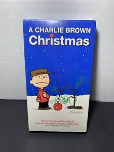 1990 Vintage A Charlie Brown Christmas VHS Tape Factory Sealed NEW Classic Promo - Picture 1 of 5