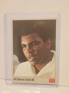 RARE Vintage Muhammad Ali 1991 AW Sports Bonus Card #2 Boxing Legend - Picture 1 of 2