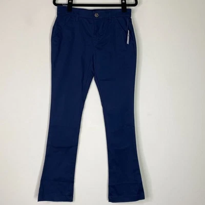 New Old Navy School Uniform Bootcut Pants Navy Blue Girls Size 14 - Image 1 of 4