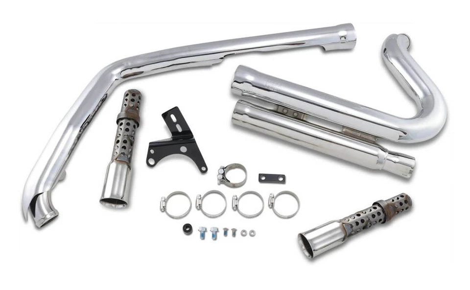 Cobra 909 2-into-2 Chrome Exhaust System (6709) Foto 1 de 1