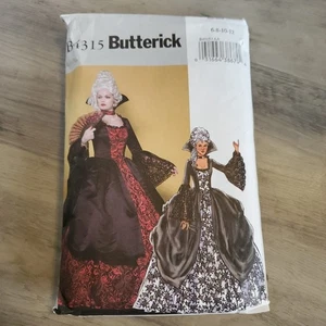 VTG Costume Sewing Pattern Butterick B4315 Size 6-12 Womens Open Cut - Bild 1 von 7