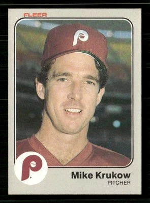 1983 Fleer #163 Mike Krukow - Image 1 of 2
