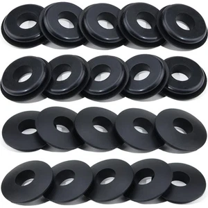 Glad Hand Seal, 20pcs Gladhand Washers Rubber Seals Black Gasket Elastic Grom... - Picture 1 of 7