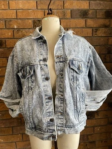 Levi's Men's 70507 Vintage 80s Acid Wash Trucker Denim Jacket Size XL - Picture 1 of 11