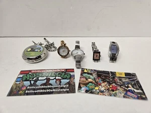 Watch Lot, Fossil,Timex,Anne Klein,John Deere Pocket Watch - Picture 1 of 13