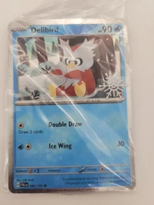 Delibird 046/193 Pokemon Calendario de Vacaciones 2025 Sello Festivo Copo de Nieve Sellado - Imagen 1 de 4