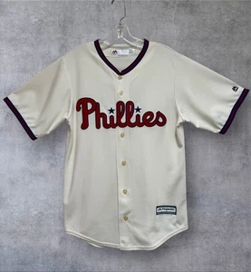 Philadelphia Phillies Harper #3 Majestic Jersey Men’s Small 20.5”x30” - Picture 1 of 11