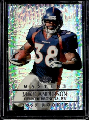 2000 Collector's Edge Masters Mike Anderson HoloSilver #243/1000 Broncos - Image 1 of 2