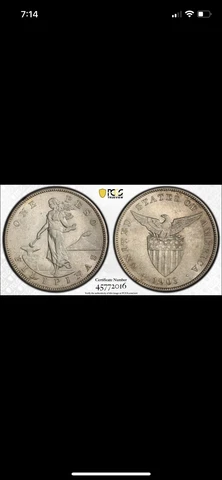 1903-S Philippines One Peso Filipinas Coin Cover