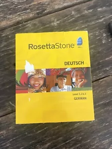 Rosetta Stone Deutsch German Level 1, 2 & 3 - Picture 1 of 2