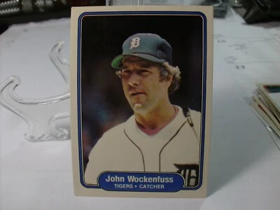 1982 Fleer Baseball #286 - John Wockenfuss - Detroit Tigers  82-1067 - Image 1 of 2