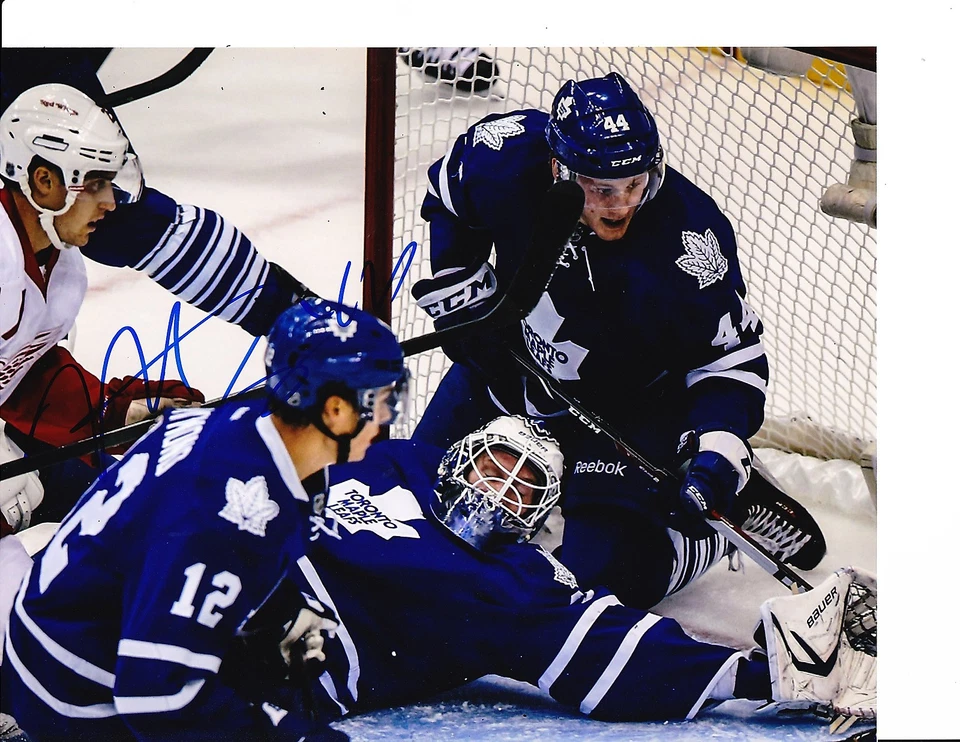 HOJAS DE ARCE DE TORONTO MORGAN RIELLY FIRMADAS EN LA RED 8X10 Foto 1 de 1