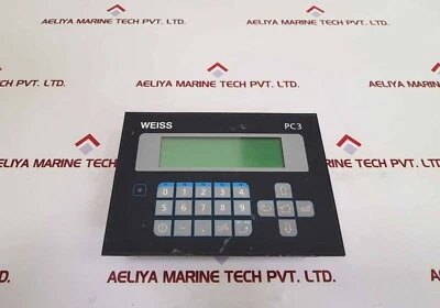 Weiss pc3 bat 10 operator panel - Image 1 of 4