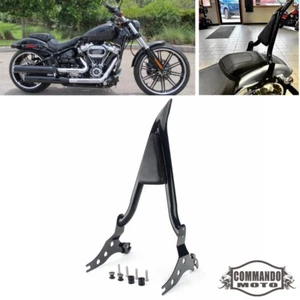 22" Backrest Sissy Bar For Harley Fat Boy FLFB FLFBS Breakout FXBR FXBRS 2018-23 - Picture 1 of 9