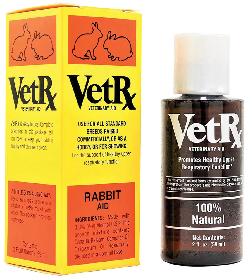 VetRX Rabbit Aid for Respiratory Support 2 fl oz (59 ml) Foto 1 de 1