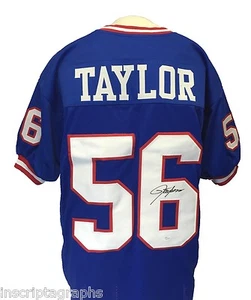 Maglia Lawrence Taylor firmata NY Giants autografo COA JSA New York Lt - Foto 1 di 1