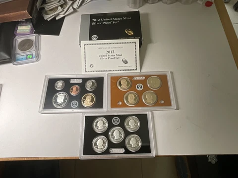2012 U. S. Silver Proof Set Cover