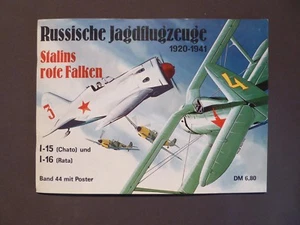 Luftfahrt Broschur Russische Jagdflugzeuge 1920-1941, Stalins rote Falken, 1978 - Picture 1 of 3