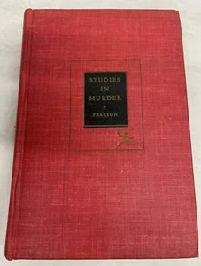 Studies in Murder by Edmund Pearson 1938 HC - Picture 1 of 6