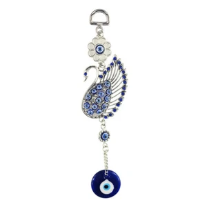 Turkey Blue Evil Eye Flower Swan Amulets Blessing Protection Wall Hanging Decors - Picture 1 of 4