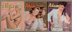 Three ADAM vintage pinup men's magazines 1959-1960 Home Companion - Picture 1 of 21
