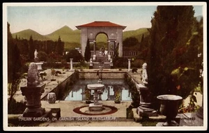 Italian Gardens On Garnish Island GlenGarriff Cork Ireland Valentine Postcard - Picture 1 of 2
