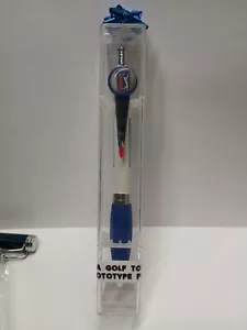 PGA TOUR TIGER WODS 2006 PLUMA METAL EMPUJ CLICK CON MARCADOR PROTOTIPO RARO - Imagen 1 de 11