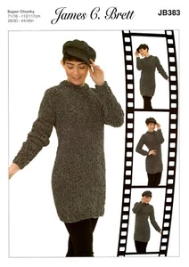 James C Brett Damas Suéter Impresiones de Animales Patrón de Hilo JB383 - Imagen 1 de 1