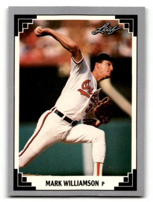 1991 Leaf #21 Mark Williamson EX/NM Orioles ID:55916 - Image 1 of 2